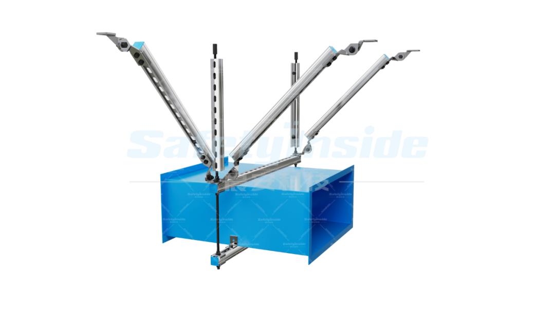 开放式阻尼弹簧隔震吊架,隔震吊架