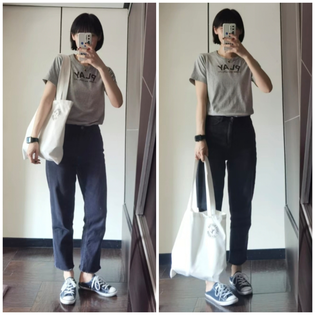 lv购物袋搭配衣服,lv帆布包穿搭