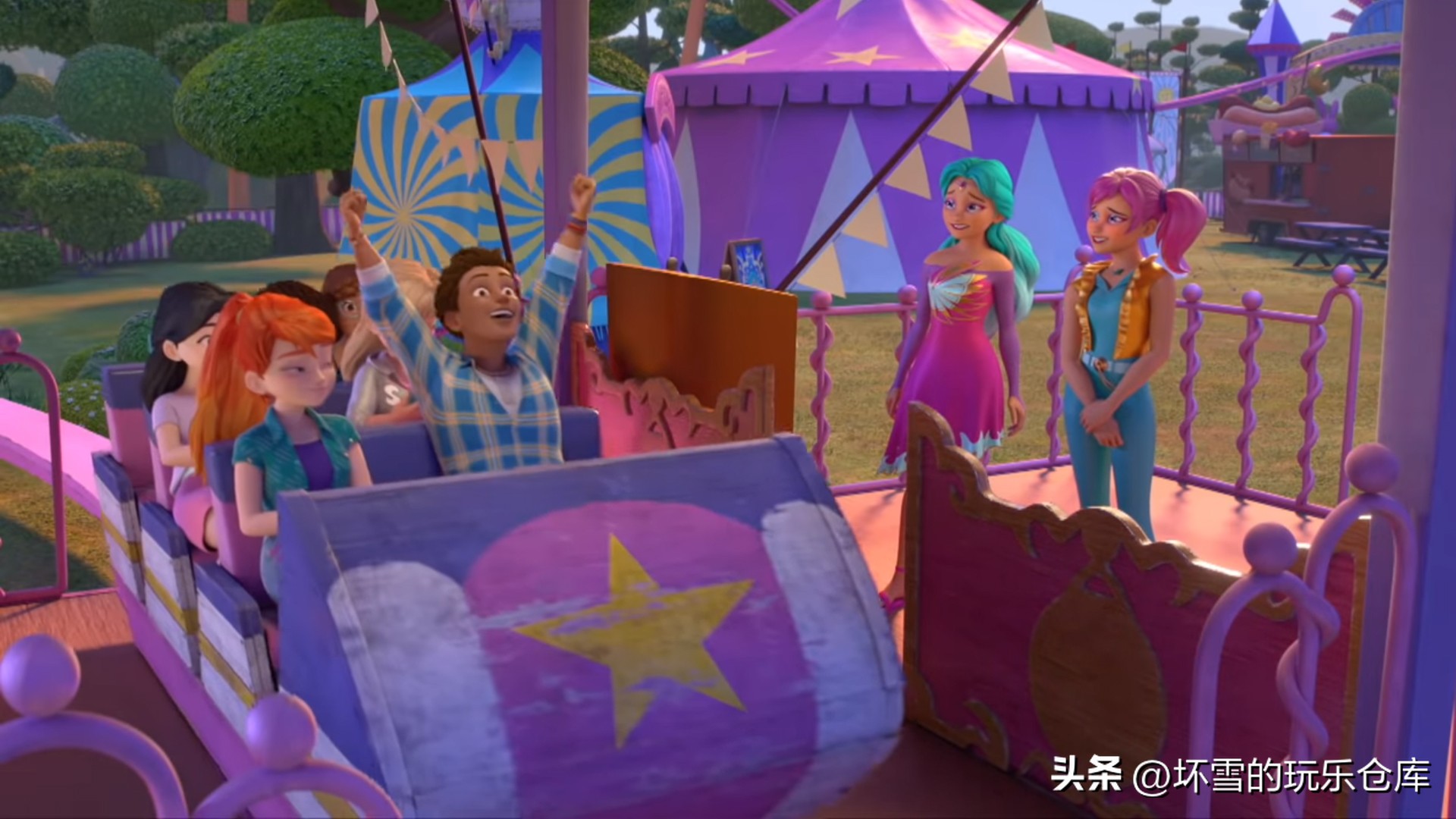 坐过山车看海底世界,坐过山车体验视频