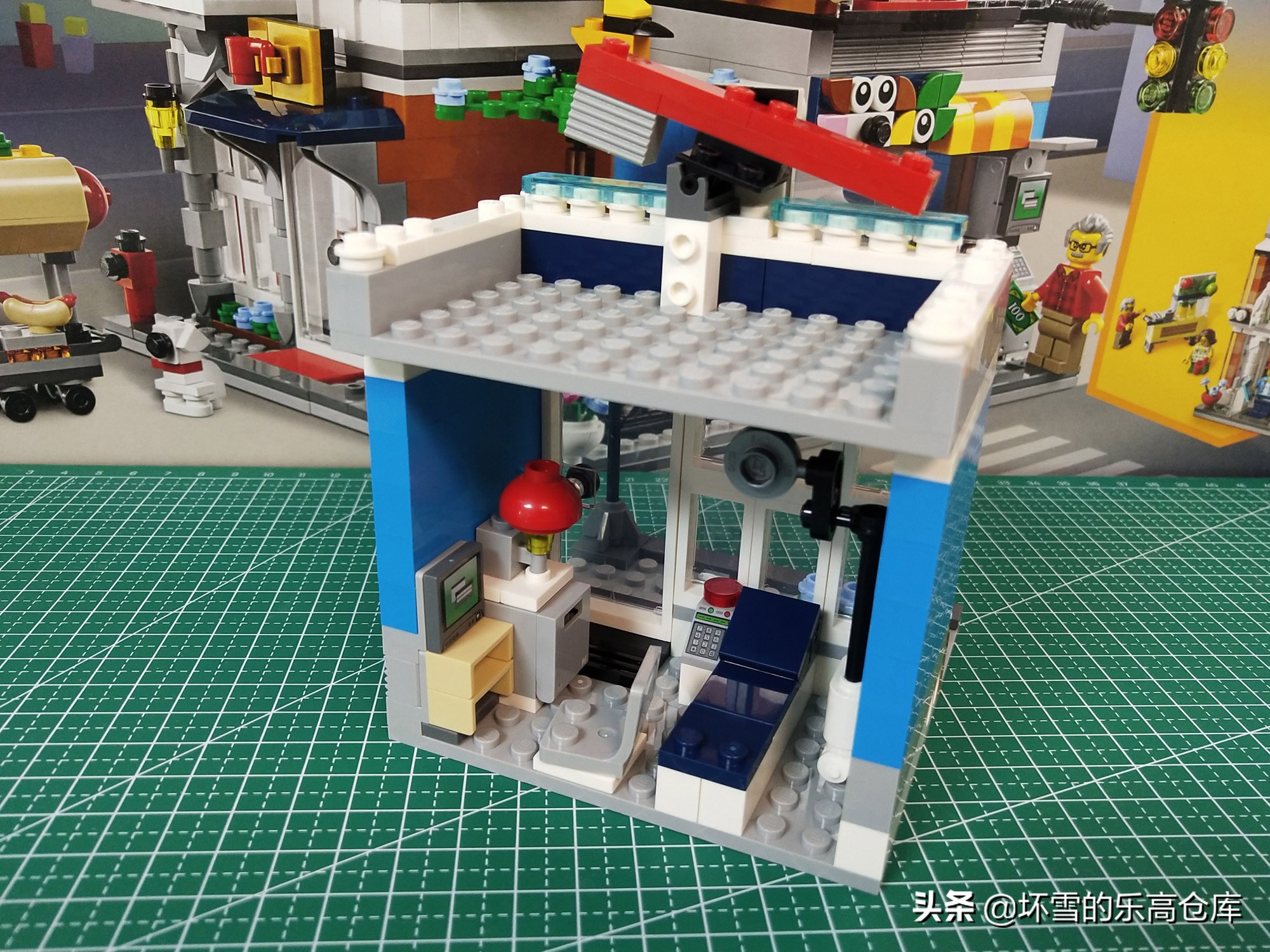 又大又炫酷的城市乐高,乐高创意百变街