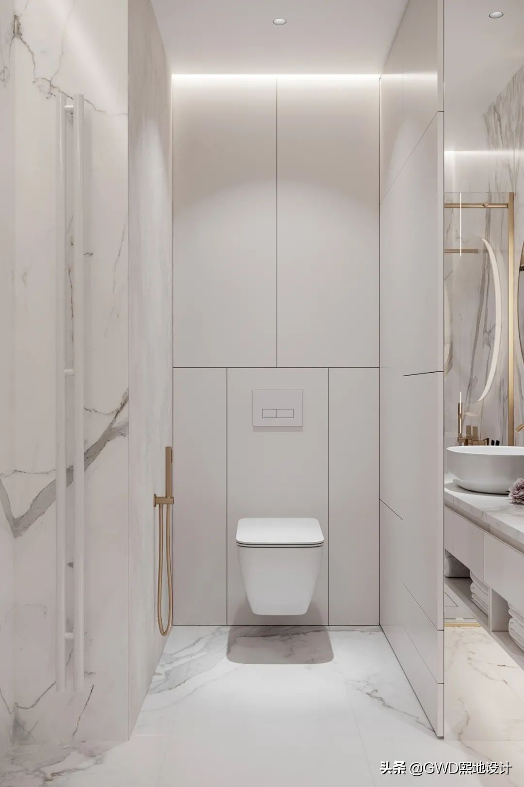 最美卫生间装修效果图,2021最火卫生间设计效果图