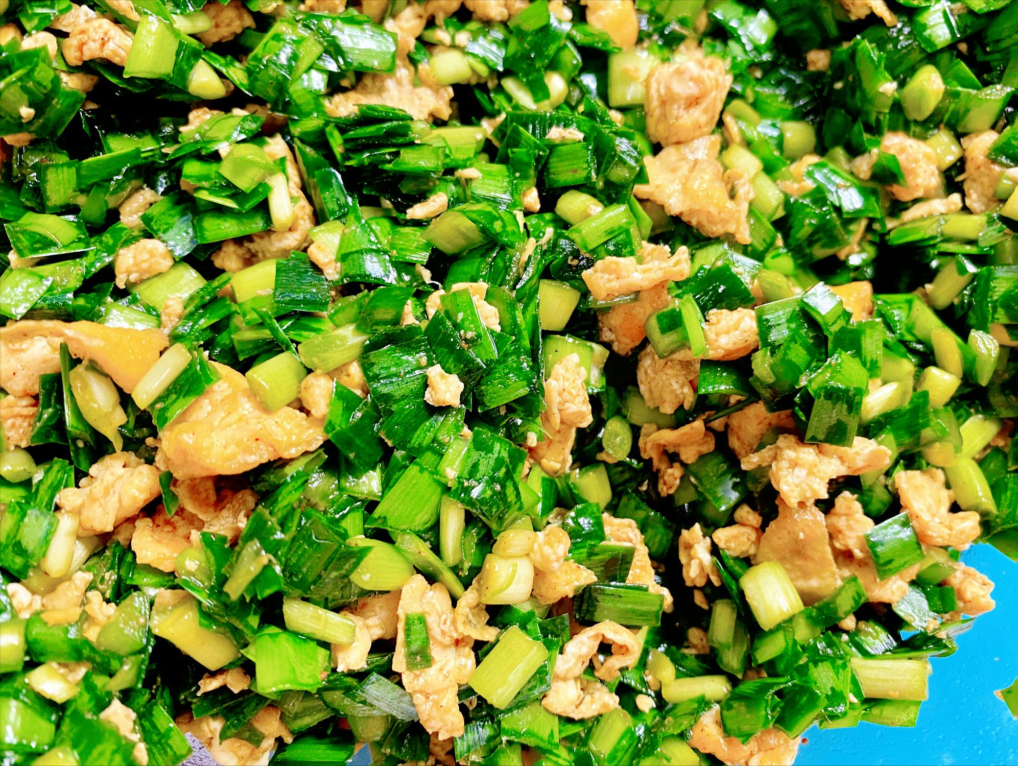 韭菜馅饼用死面还是烫面,韭菜鸡蛋虾仁馅饼烫面