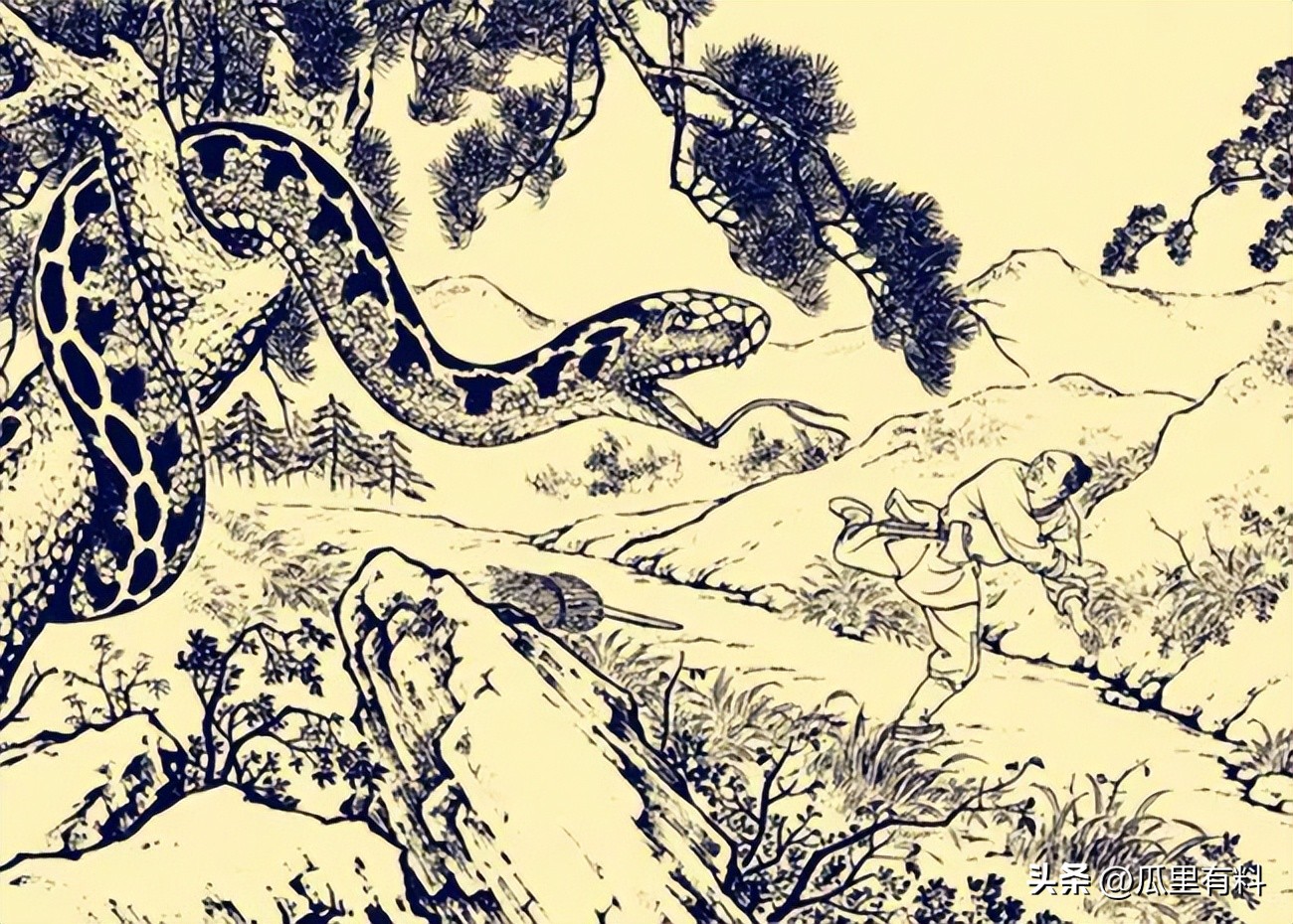 民间真实故事蛇精附身,民间故事美女被蛇缠