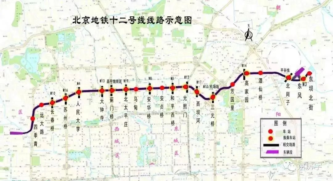 北京地铁13号线线路图高清放大图,最新版北京地铁线路图正式启用