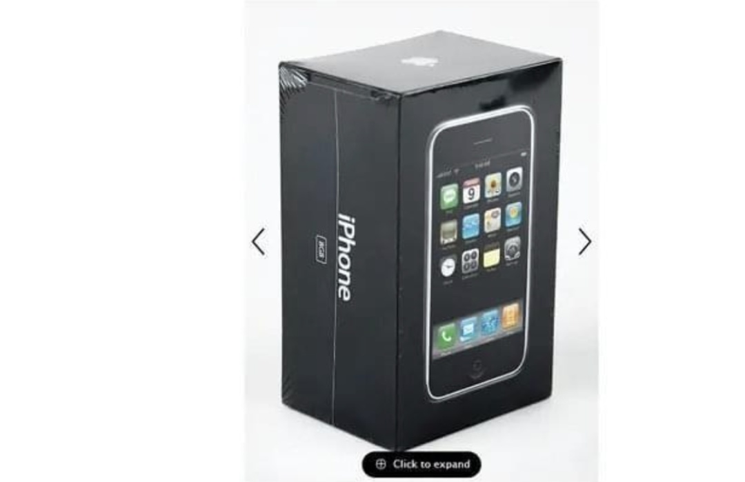 初代iphone拍出37.9万元原始售价,第一代未拆封iphone被拍出113万