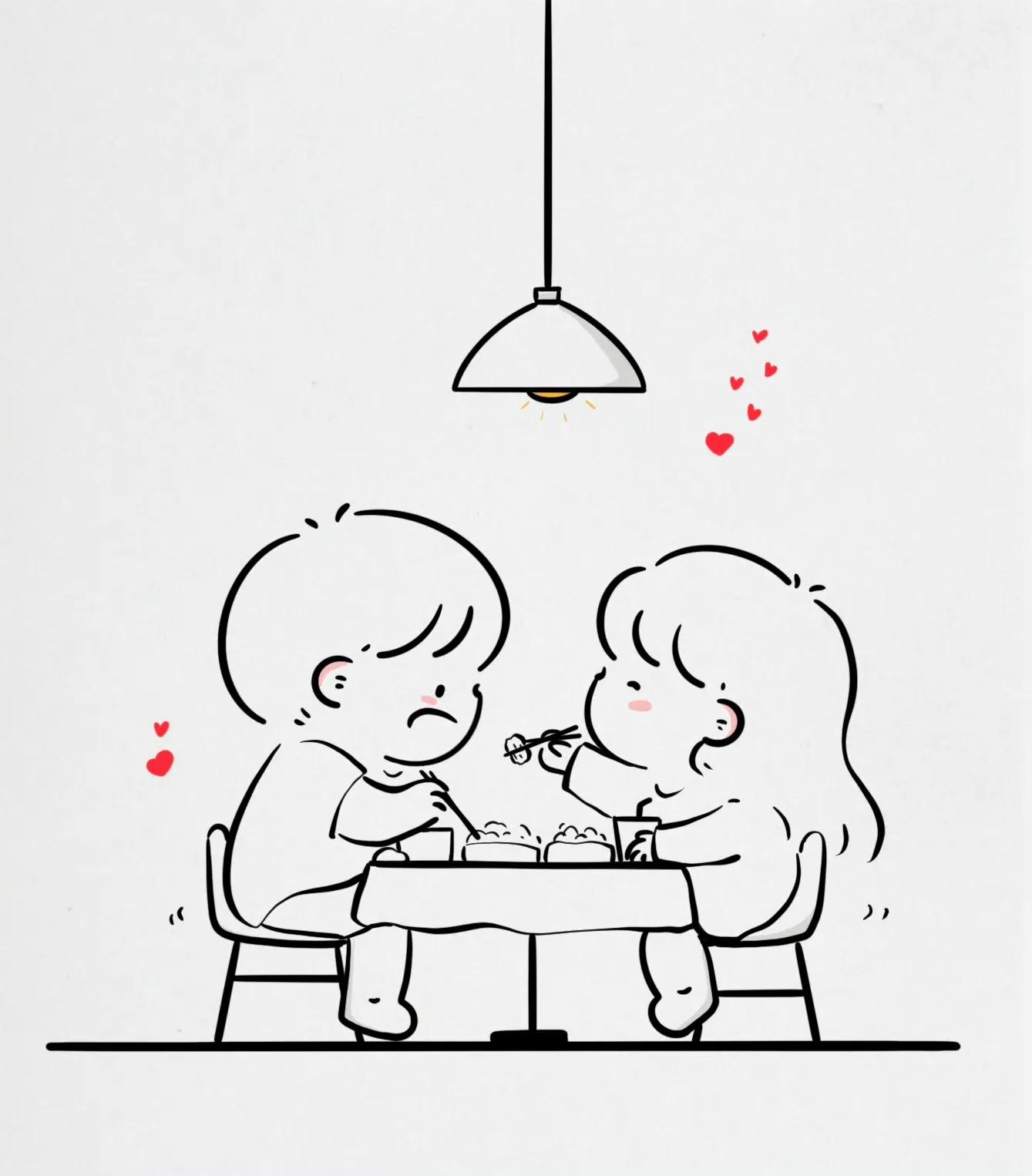 情侣头像爱情简单干净,双向奔赴的头像