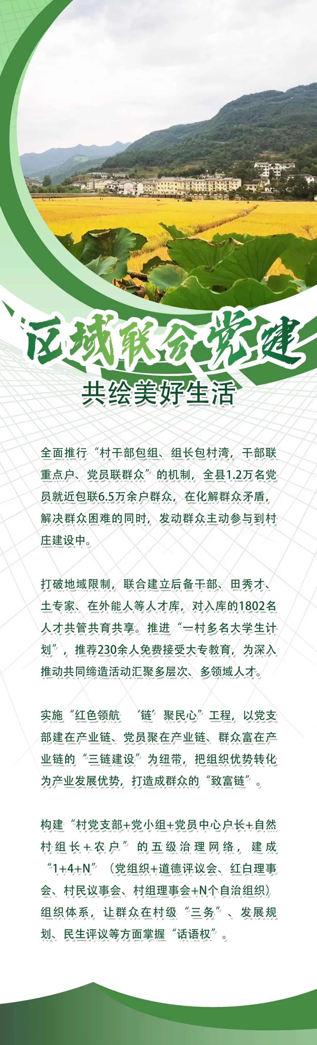 让群众在村级“三务”、发展规划等方面掌握“话语权”！郧西县委书记查宏：区域联合*党**建共绘美好生活