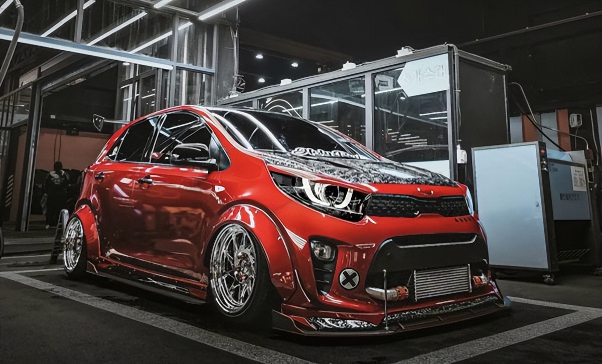 起亚凯酷改装绞牙避震,起亚picanto宽体