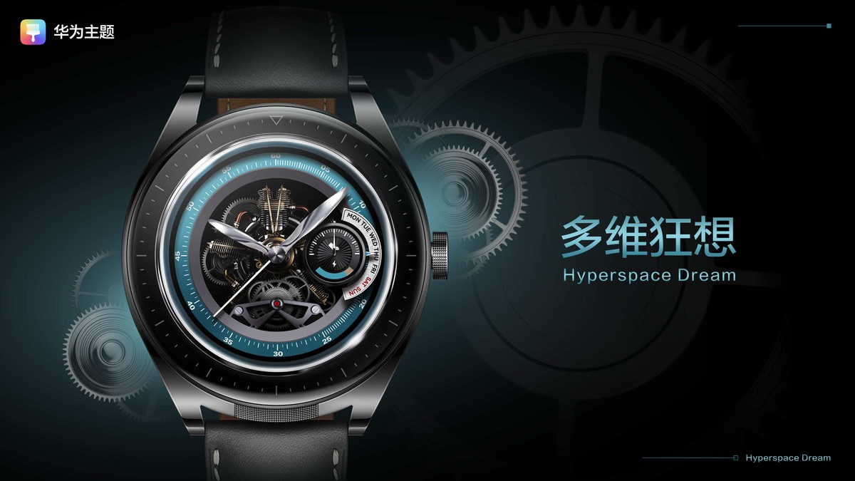 华为最新动态表盘,华为探索表盘