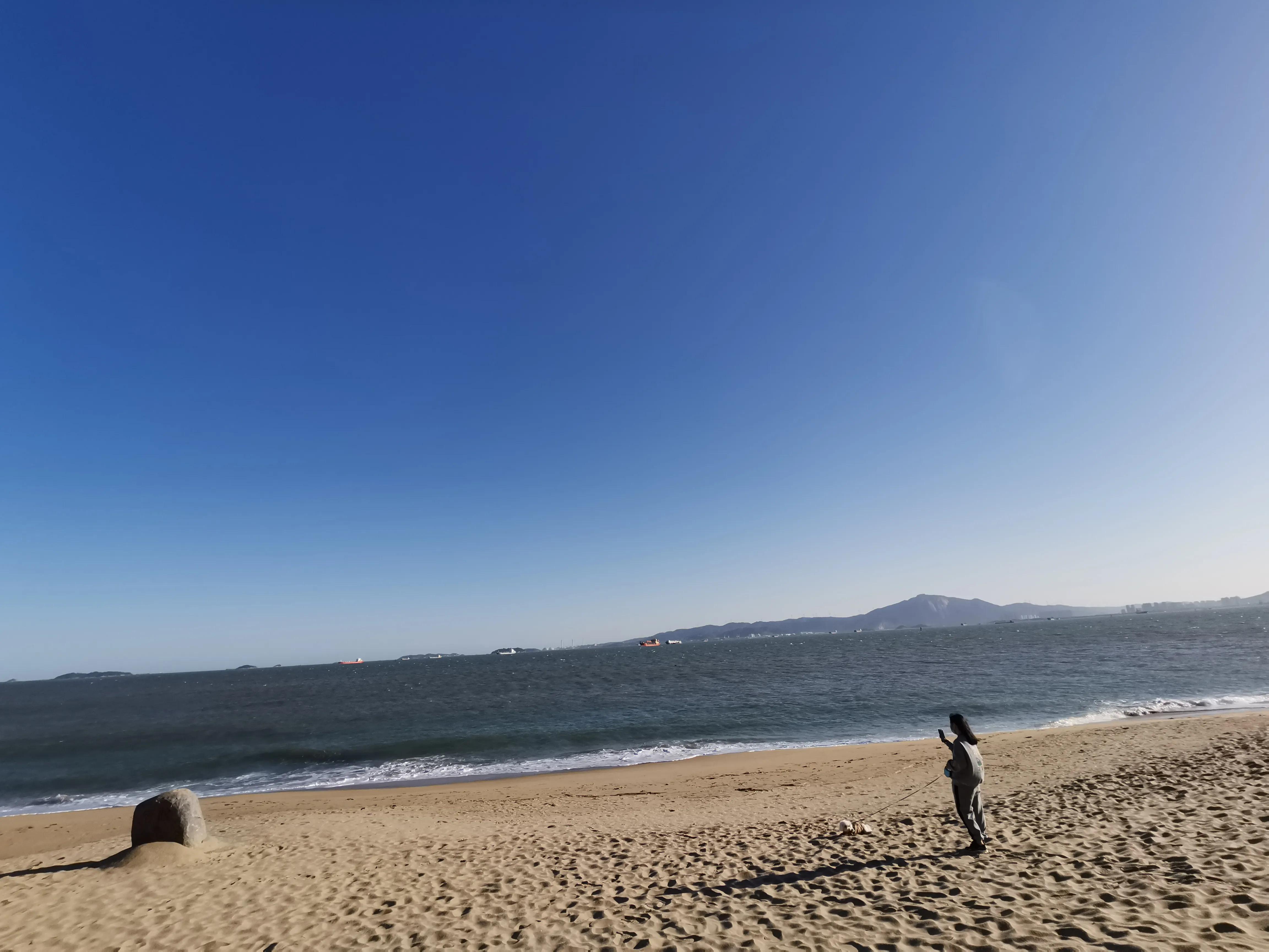 厦门的蓝天白云大海,厦门的海厦门的天空