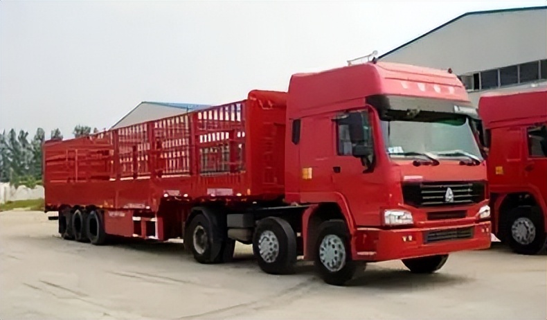 仓栅式半挂车,仓栅式运输半挂车