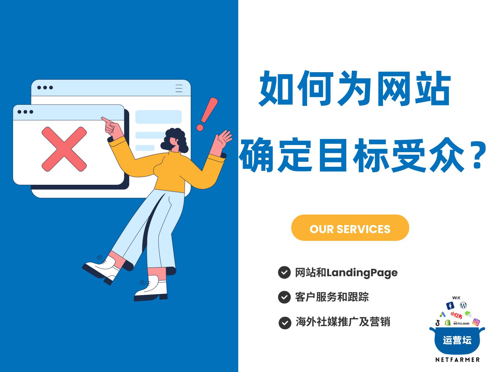 如何为网站做推广运营,网站上没有用户资料怎么定位受众