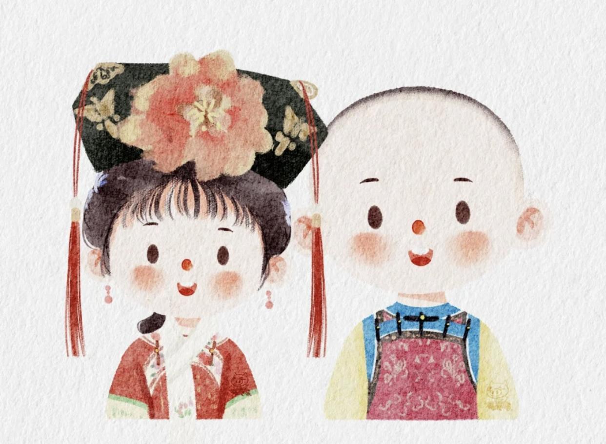 影视剧中的插画,影视剧里的人物插画