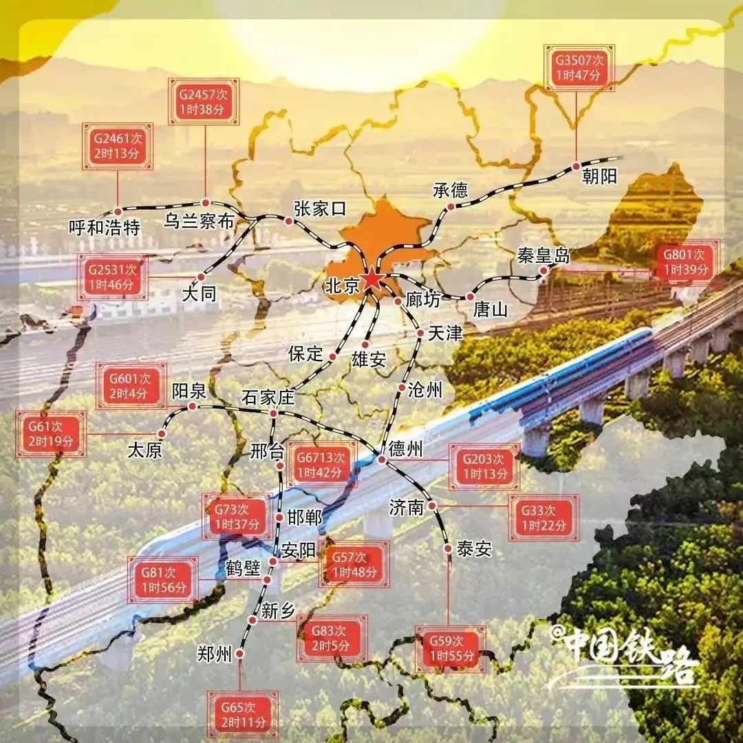 北京周边1-5小时高铁出行旅游攻略,北京周边高铁旅游推荐2-3天游