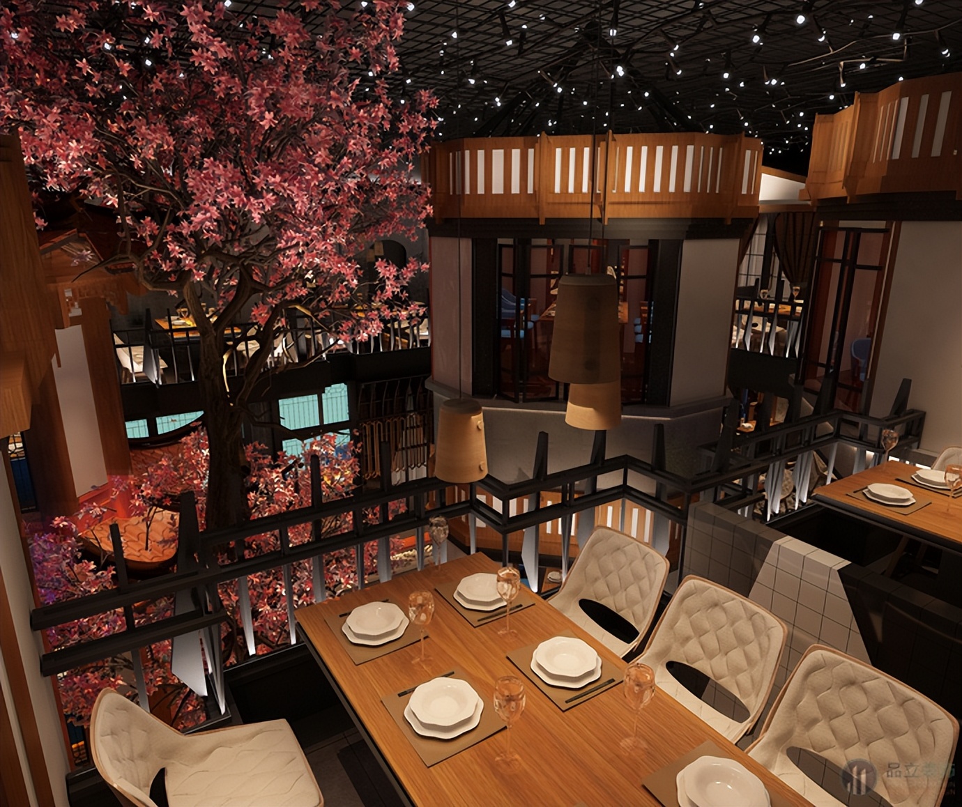 200平单层烧烤店装修,300平烧烤店创意装修设计方案