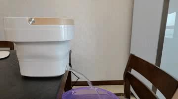 善思大宇小熊折叠洗衣机评测,小熊折叠洗衣机评价