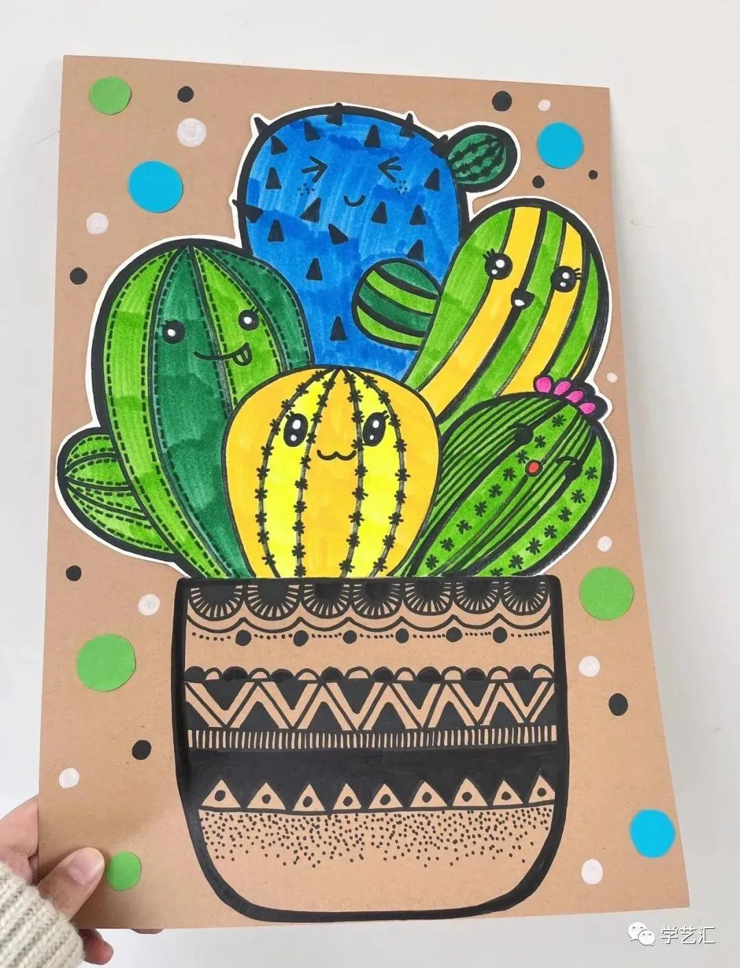 怎么画又漂亮又萌的儿童画,儿童画考级1-10级作品图片范画