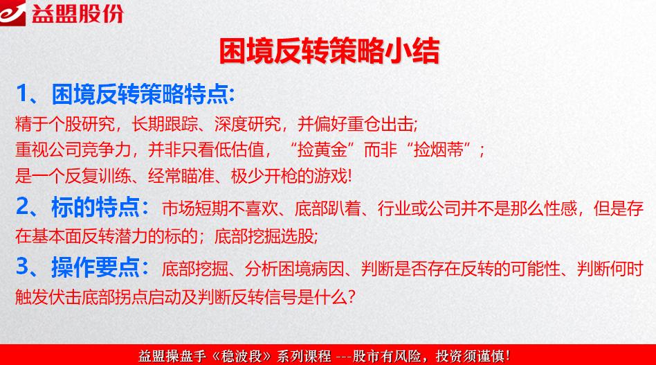 寻找困境反转股的方法,底部掘金下降形态实战
