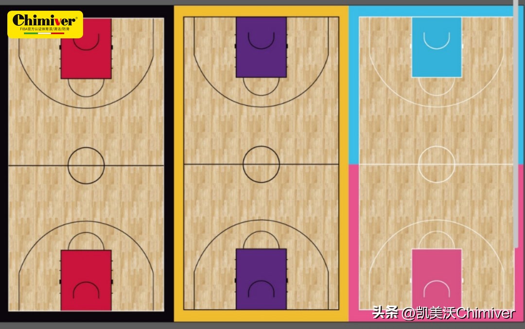 篮球场地面漆配色,篮球场油漆配色
