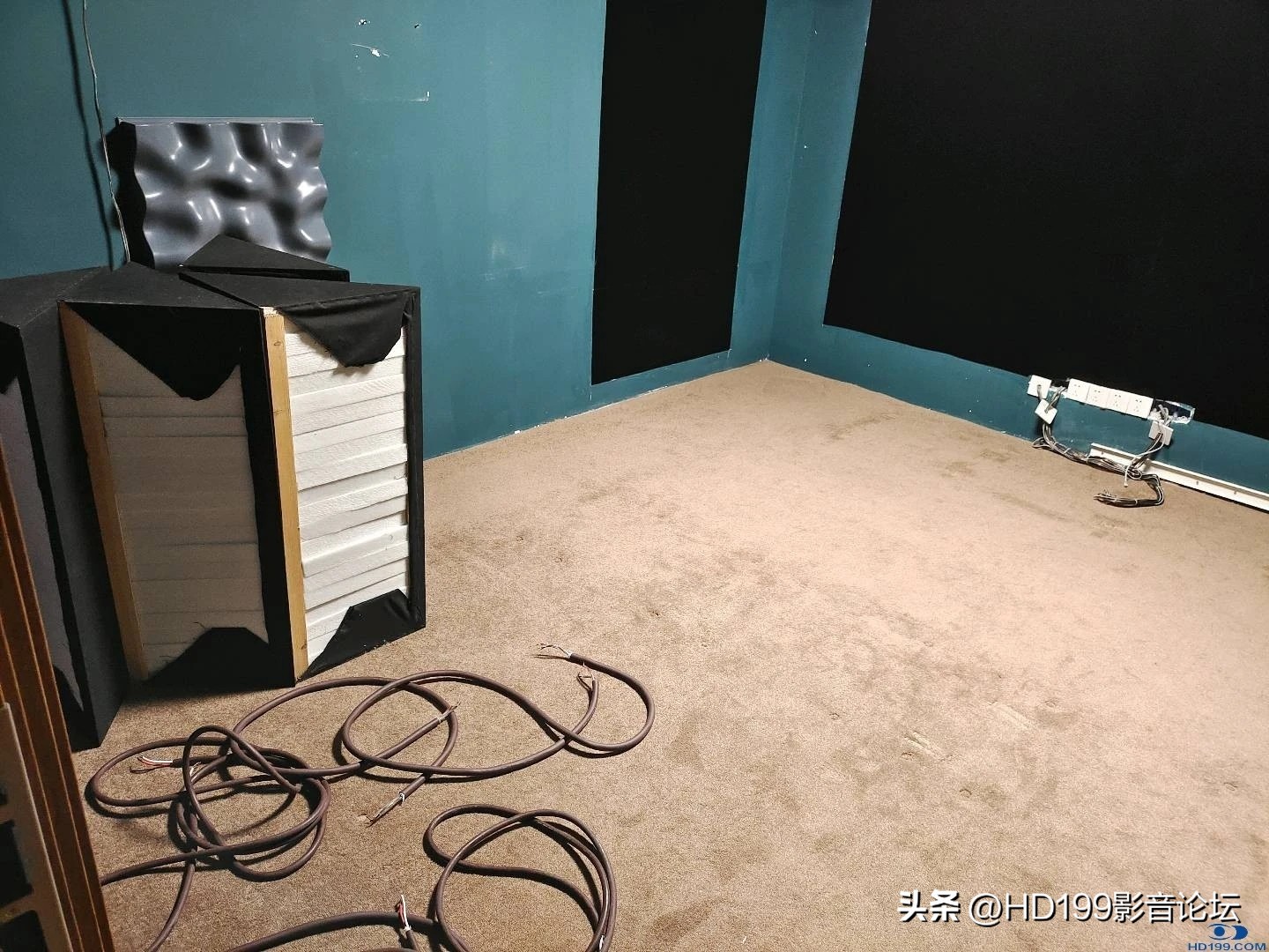 烧友分享|15平小影音室全黑化，完全发挥JVCN70实力！