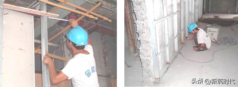 墙面石材干挂的施工规范,墙面石材干挂施工工艺横剖图