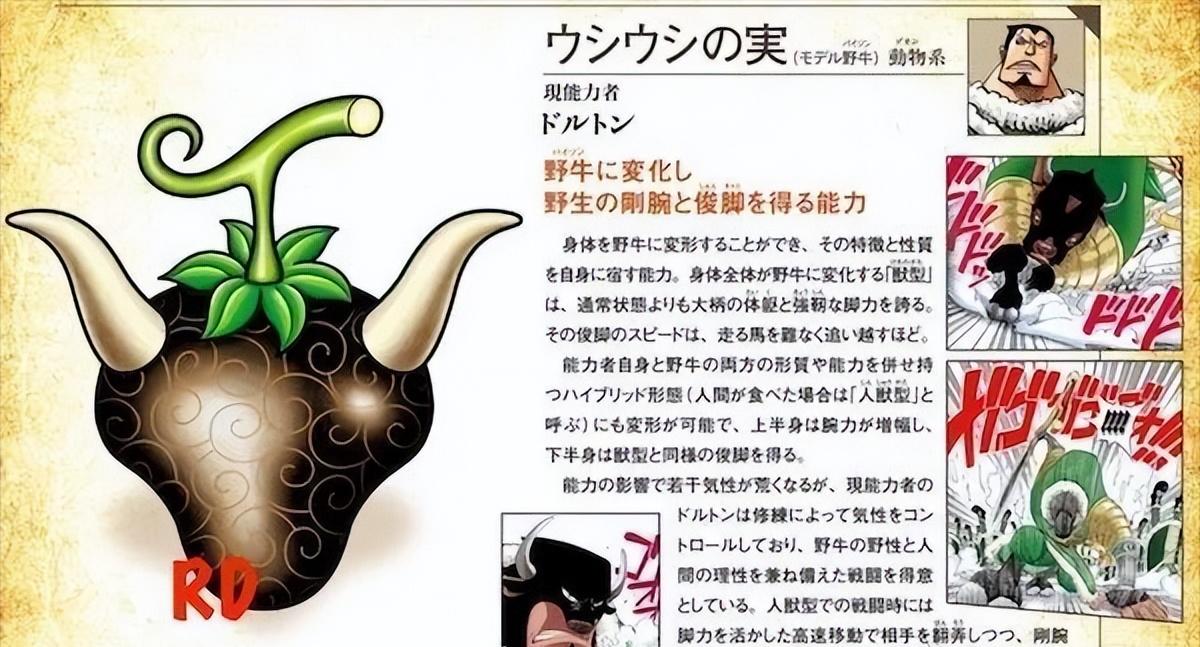 幻兽种恶魔果实八岐大蛇,海贼王四大神兽果实