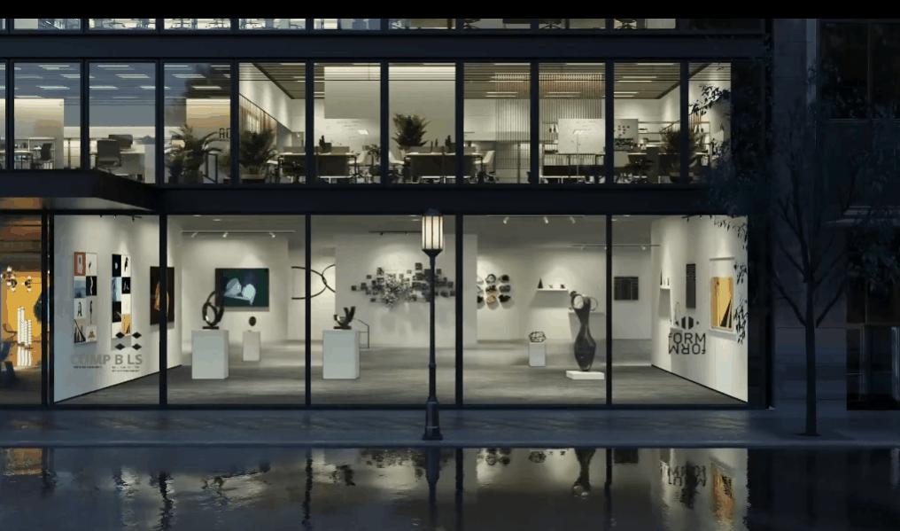 这样精美的室内橱窗竟然是贴图——exr透视贴图将颠覆你的认知