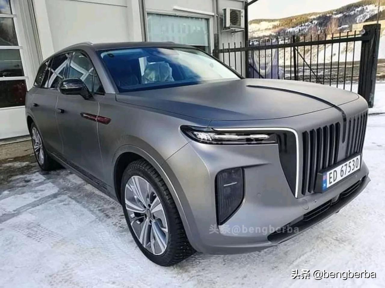 2022新款红旗e-hs9燃油版五座,红旗hs9出口多少钱