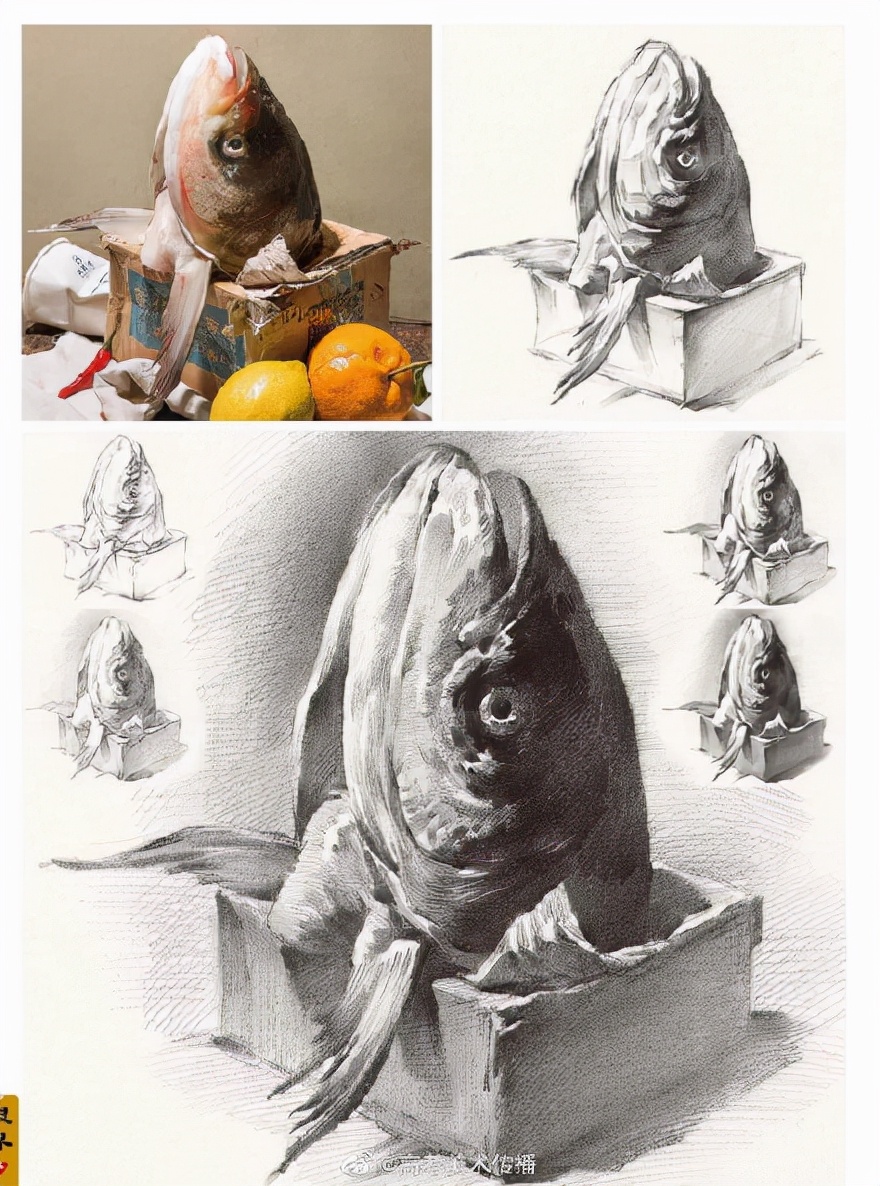 素描怎么画凹进去的效果,素描如何把一个物体画得有立体感