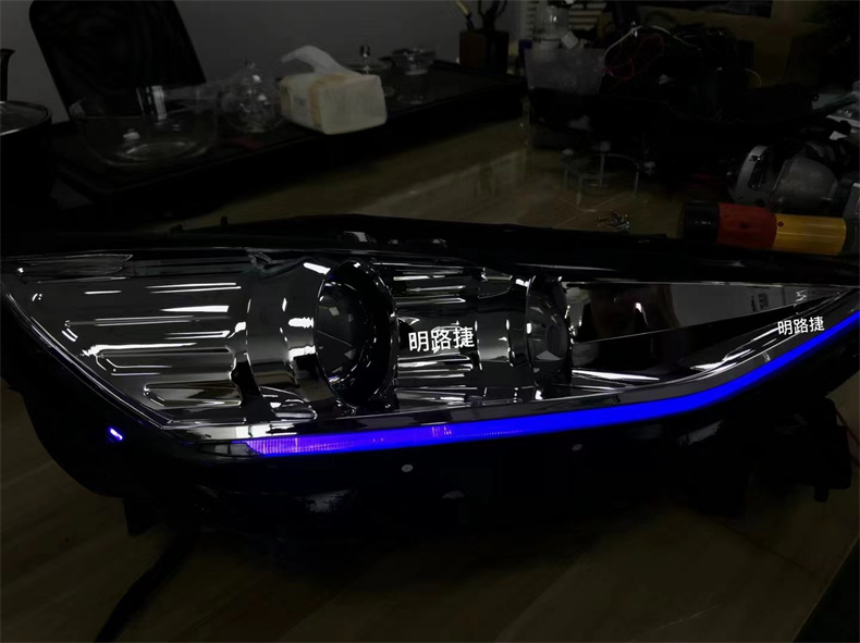 现代菲斯塔车灯怎么调,现代菲斯塔日间行车灯改成大灯