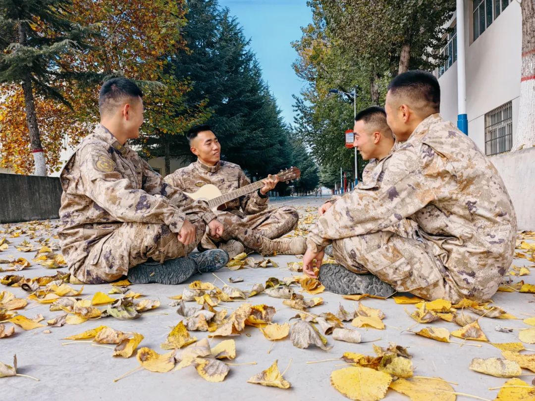 秋天军营风景,军营秋天