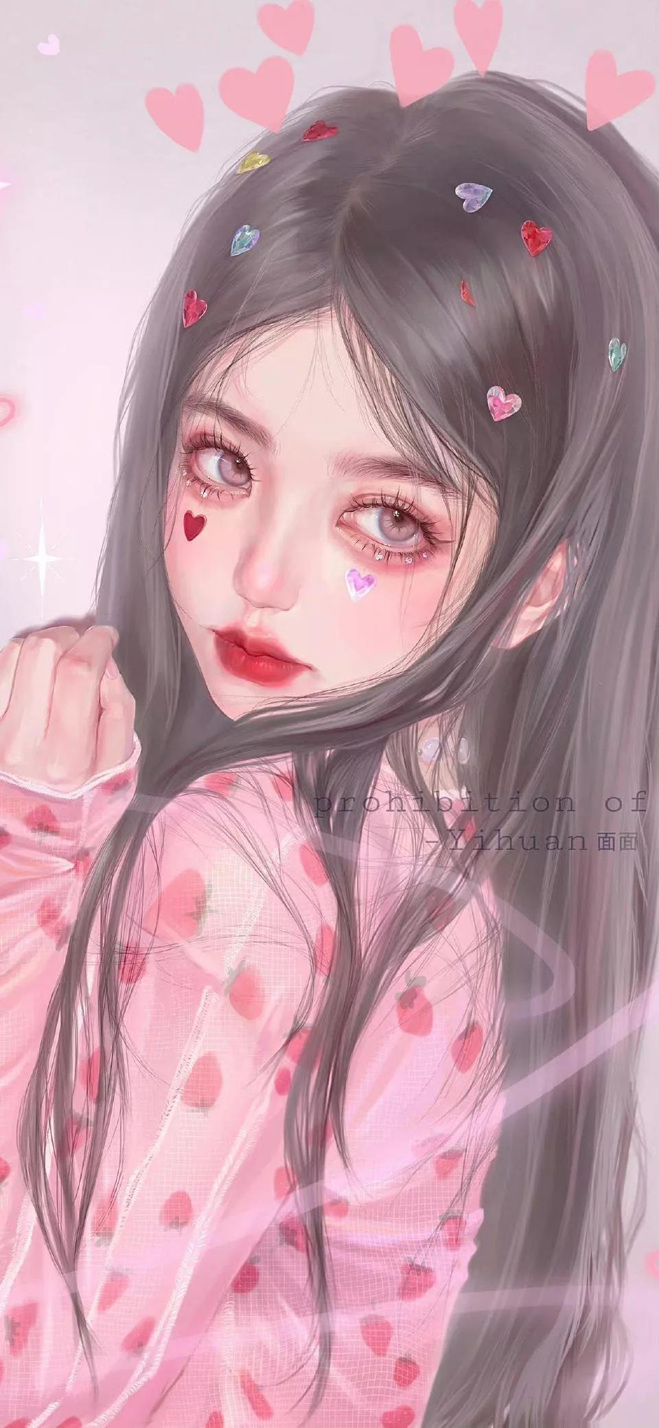 古风动漫手绘壁纸女生,女生壁纸小清新手绘