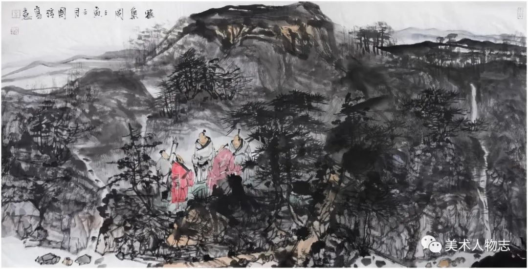 喜迎“二十大”中国画名家画美丽中国——齐国强