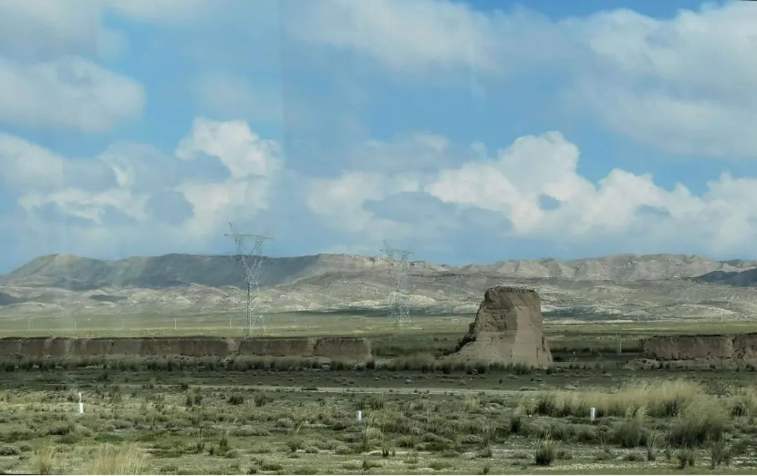 长城冬天的雪景,长城雪天