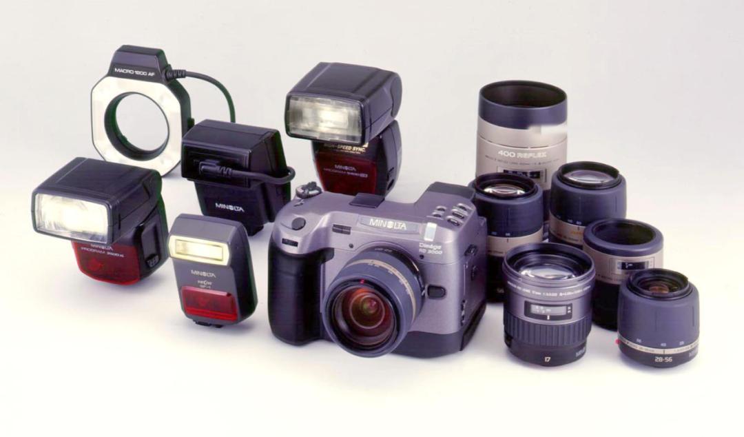 美能达专业单反相机,美能达第一款数码单反