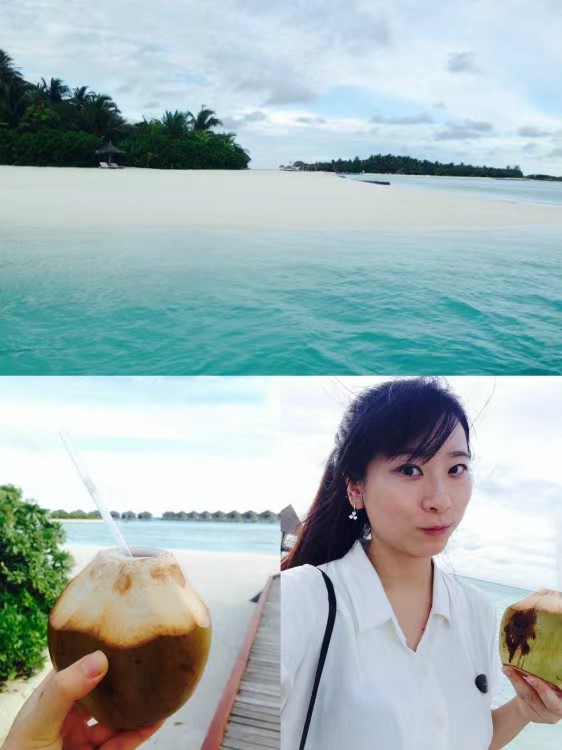 我在荷兰读反恐专业，毕业后到马尔代夫工作，下午只工作1.5小时