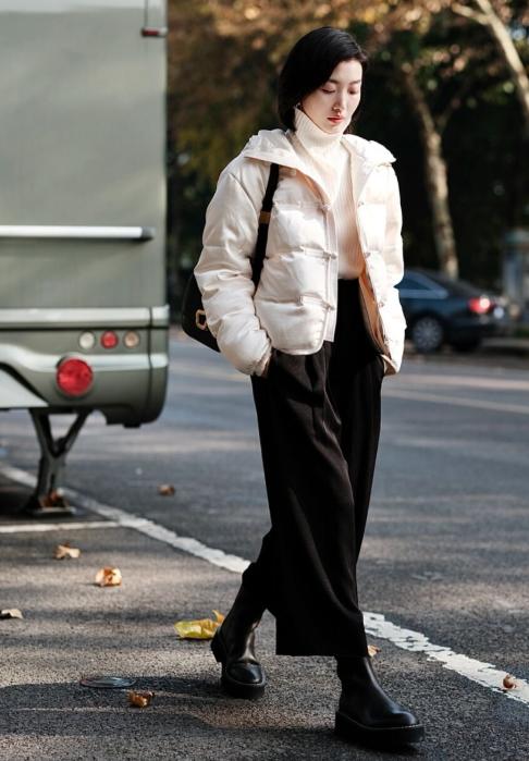 矮个子过膝盖马靴怎么搭配显高,矮个子短烟筒靴穿搭