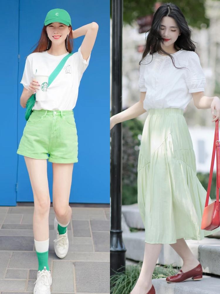 夏天穿衣如何配色经典又高级,清新凉爽的春天穿衣也要清新自然