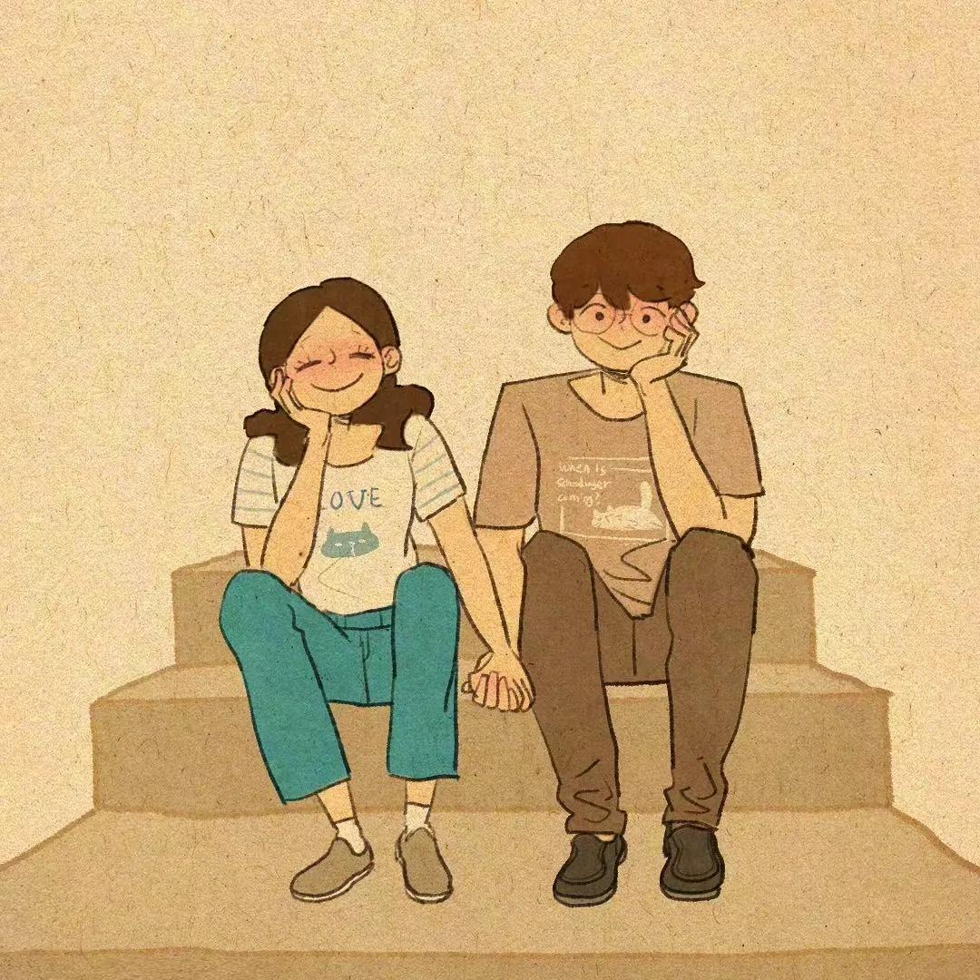 最有氛围感的情侣背景,关于甜甜的恋爱背景图