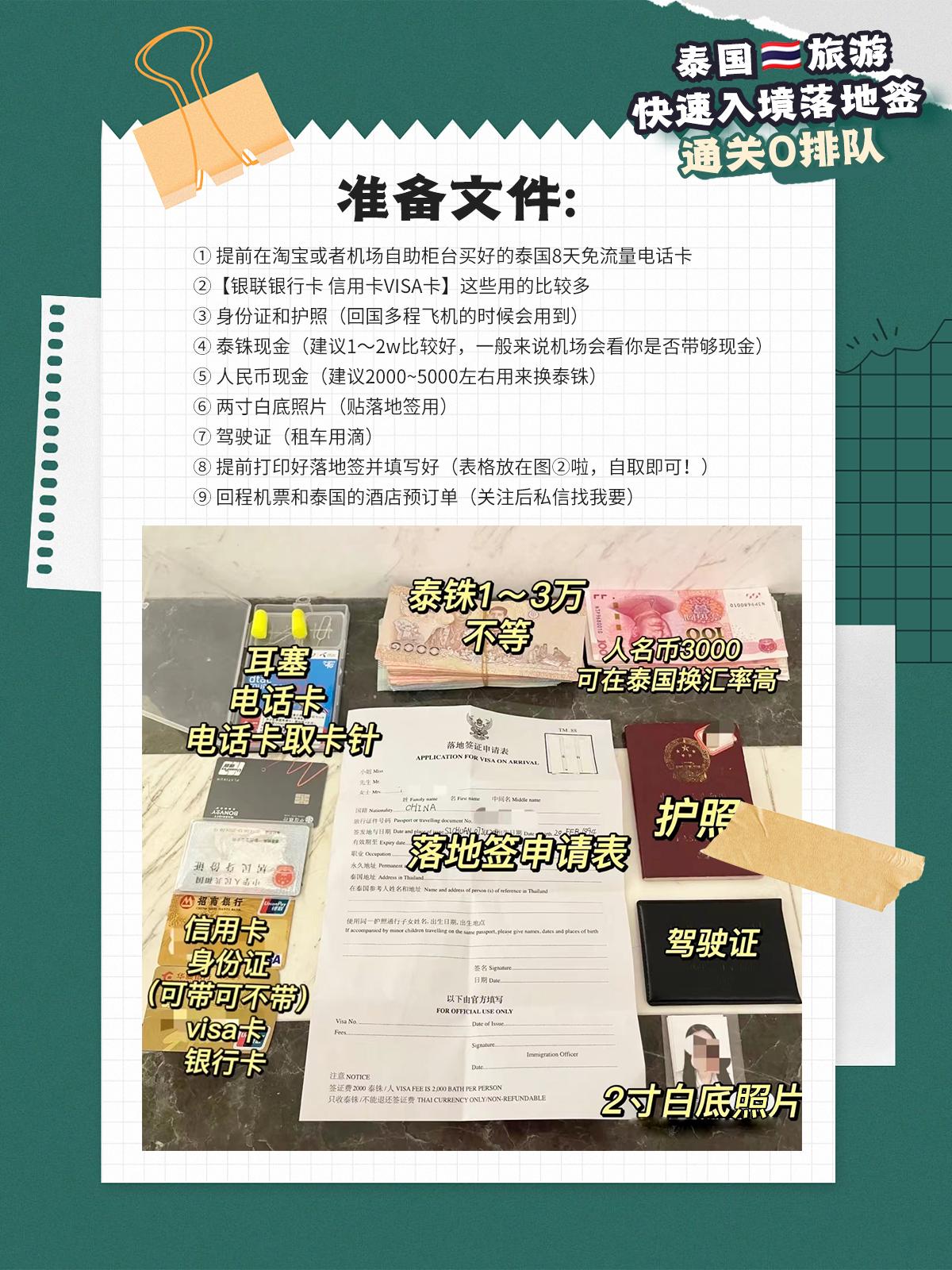 泰国落地签最完整的攻略,去泰国落地签攻略