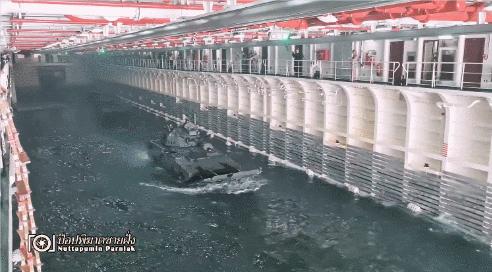 泰国071e登陆舰内部展示,中国卖给泰国的军舰