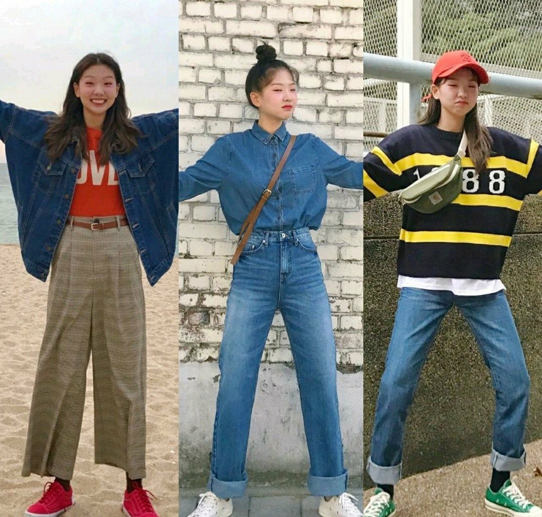 韩国女生的秋季时髦穿搭示范,30套最火的韩系穿搭简单又好穿