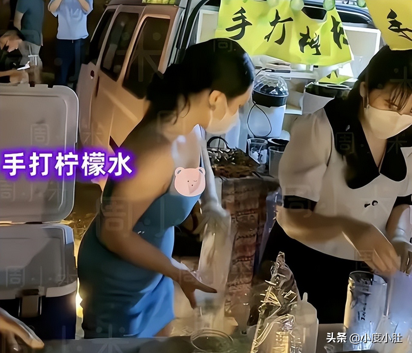 南宁夜市手打柠檬茶的老板娘火了