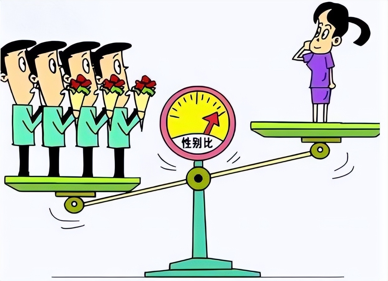 中国现在男女人口失衡差距多大,第七次人口普查显示男女比例失衡