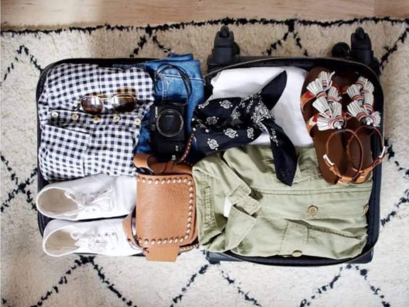 行李箱旅游收纳整理技巧,十一天出游行李箱的收纳方法