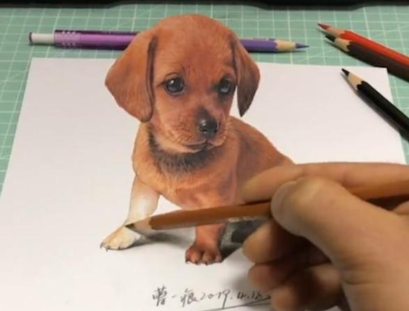 3D绘画牛人多厉害？画出真假难辨的“立体美女”，震惊500万网友