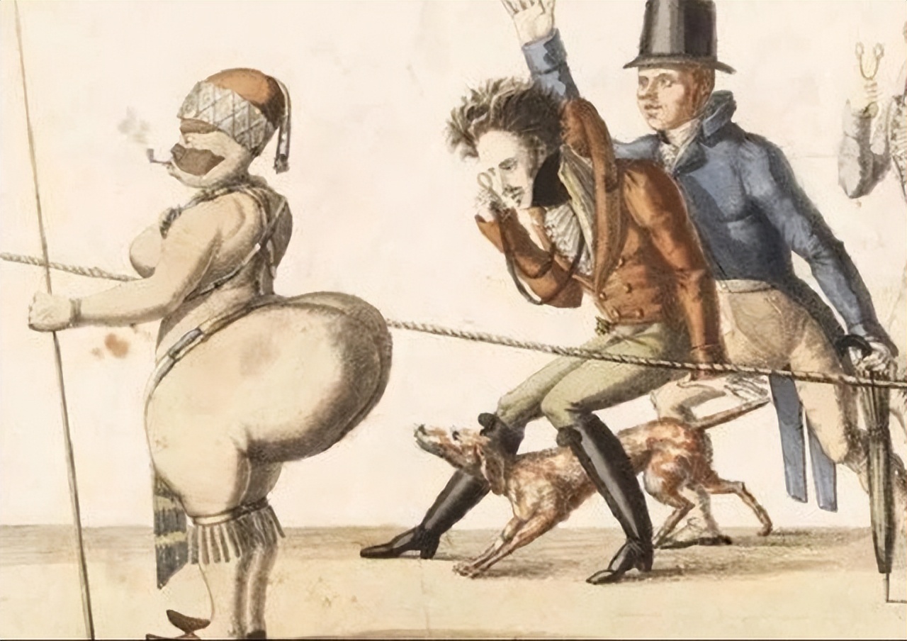 南非女孩巴特曼：被当做动物供欧洲人观赏，死后被制成标本