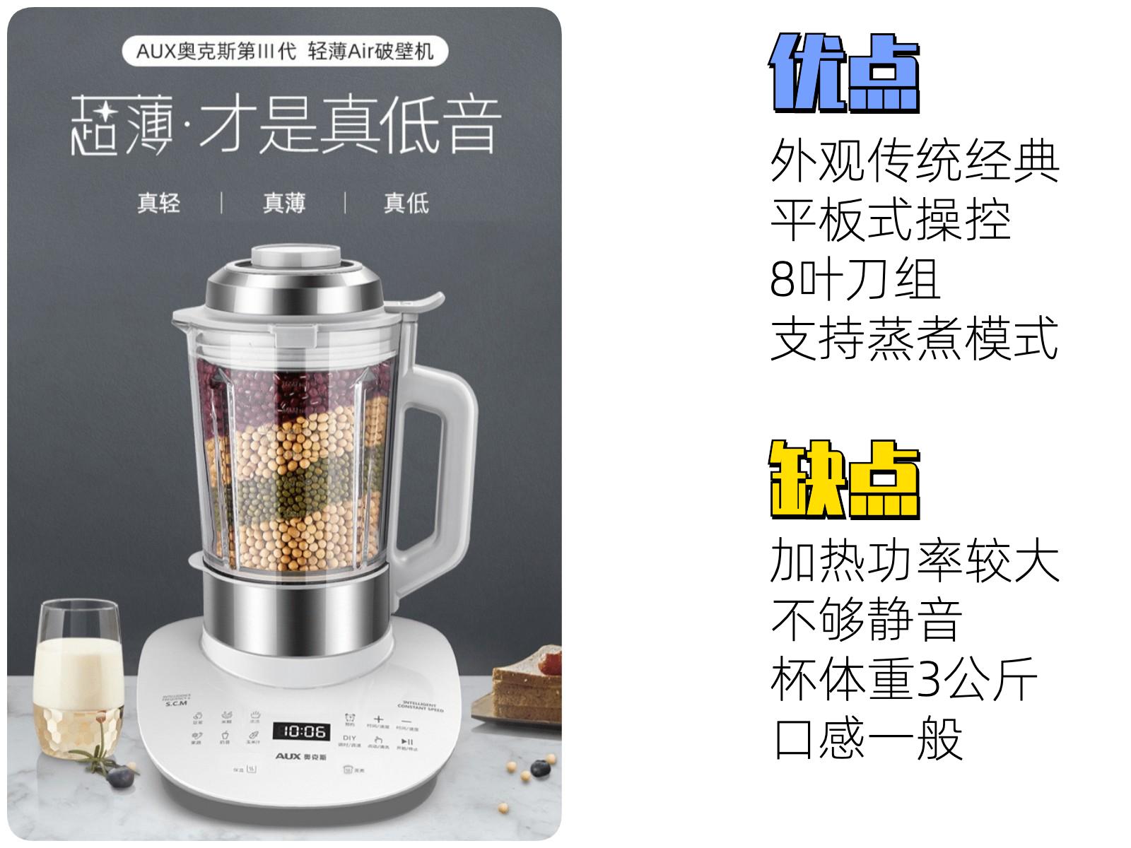 破壁机榨汁机豆浆机绞肉机区别,破壁机豆浆机榨汁机哪款榨果汁好