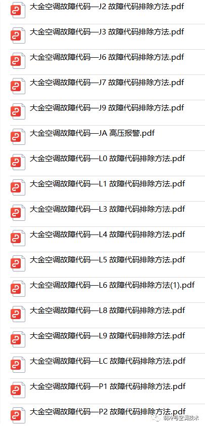 30多种空调点检拨码调试手册+水机氟机技术手册+监控+视频+软件