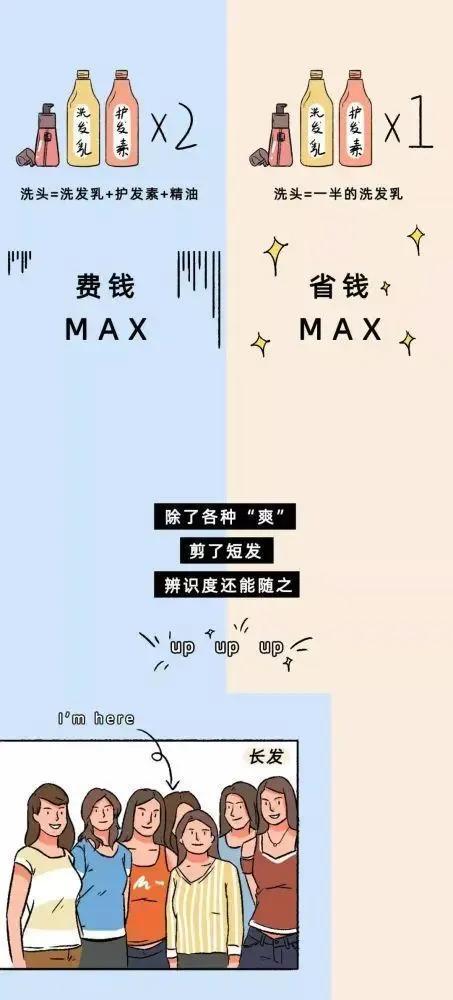 为什么女孩子喜欢剪“短发”？网友：太真实了